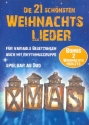 Die 21 schnsten Weihnachtslieder fr 2-x Instrumente (Sinfonieorchester) (Rhythmusgruppe ad lib) Sopranblockflte (1. Stimme)