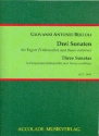 3 Sonaten fr Fagott (Violoncello) und Bc