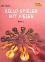 Cello spielen mit vielen Band 2 fr 3-4 Violoncelli Partitur und Stimmen