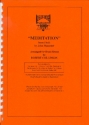 Meditation for 6 brass instruments score and parts