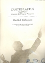 Cantus Laetus for concert band and percussion score