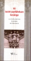 95 leicht ausfhrbare Gesnge zum 500. Gedenkjahr der Reformation fr gem Chor a cappella Partitur
