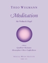 Meditation: fr Violine (Flte/Oboe/ Klarinette/Altsaxophon/Englischhorn) Orgel Partitur und Stimmen
