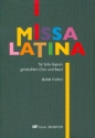 Missa Latina fr Sopran, gem Chor und Band Klavierauszug