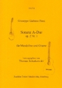 Sonate A-Dur op.2,1 fr Mandoline und Gitarre Partitur und Stimme