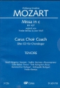 Messe c-Moll KV427 - Chorstimme Tenor  3 Playalong-CD's