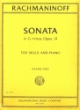 Sonata in G minor op.19 for viola and piano