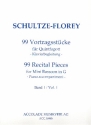 99 Vortragsstcke Band 1 (Nr.1-33) Fr Quintfagott und Klavier Klavierbegleitung (Partitur)