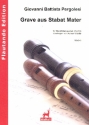 Grave aus dem Stabat mater fr 4 Blockflten (AAAB)