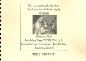Concerto a liuto, flauto traverso, violino e basso (Rostock 15)  Faksimile der Lautenstimme