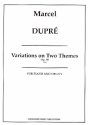 Variations on 2 Themes op.35 for piano and organ score