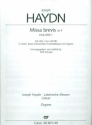 Missa brevis F-Dur Hob.XXII:1 f�r Soli, gem Chor und Orchester Orgel