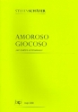 Amoroso giocoso fr 4 Kontrabsse Partitur und Stimmen