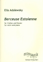 Berceuse estoienne fr Violine und Klavier