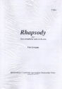 Rhapsody for bass trombone and string orchestra score and parts