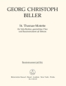 St. Thomas-Motette fr Bariton und gem Chor a cappella (Bassinstrument ad lib) Bassinstrument