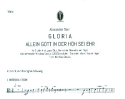 Gloria fr gem Chor (SAM/SATB), Gemeinde, Streicher und Orgel Viola