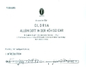 Gloria fr gem Chor (SAM/SATB), Gemeinde, Streicher und Orgel Violoncello