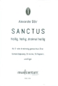 Sanctus fr gem Chor (SAM/SATB), Gemeinde und Orgel (Instrumente ad lib) Partitur (la/dt)