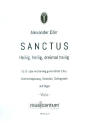 Sanctus fr gem Chor (SAM/SATB), Gemeinde und Orgel (Instrumente ad lib) Viola