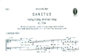 Sanctus fr gem Chor (SAM/SATB), Gemeinde und Orgel (Instrumente ad lib) Partitur (la/dt)
