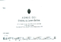 Agnus Dei fr gem Chor (SAM/SATB), Gemeinde, Flte, Streicher und Orgel Viola