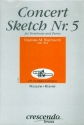 Concert Sketch no.5 for trombone and piano