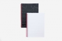 Notizbuch St. Cecilia schwarz Ringbindung (rot) 80 Seiten Din A5 liniert