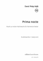 Prima nocte fr Kammerorchester Studienpartitur Din A4