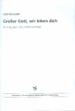 Groer Gott wir loben dich fr gem Chor und Orgel Partitur