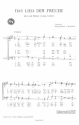 Das Lied der Freude f�r M�nnerchor a cappella Partitur