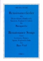Renaissance-Lieder fr 1-2 Bassgamben Spielpartitur