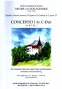 Konzert C-Dur op.8,1 Nr.1 fr Cembalo (Klavier/Orgel) und Streicher Klavierauszug mit Solostimme