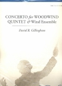 Concerto for solo woodwind quintet and wind ensemble score and parts