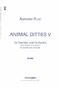 Animal dittis vol.5 for narrator and orchestra score