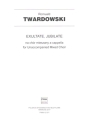 Exultate jubilate for unaccompanied mixed choir score