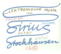 Elektronische Musik von Sirius in 4 Versionen  8 CD's