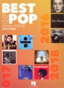 Best of Pop 2016-2018: for easy piano (with lyrics and chords)