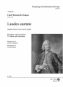 Laudes cantate fr Sopran (Tenor), 2 Violinen und Bc Partitur und Stimmen (Bc ausgesetzt) (st/la)