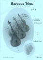 Baroque Trios Band 4 fr 3 Violoncelli Partitur und Stimmen