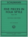 5 Pieces in Folk Style op.102 for viola and piano