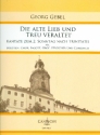 Die alte Lieb und Treu veraltet fr Soli, gem Chor, Kammerorchester und Bc Partitur