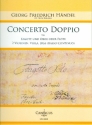 Concerto doppio fr Fagott, Oboe (Flte), 2 Violinen, Viola und Bass (Bc) Partitur und Stimmen