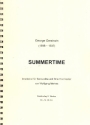 Summertime fr Violine und Streichorchester Partitur