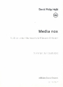 Media nox - Musik zur dritten Nachtwache fr Flte und Orchester Studienpartitur