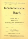Suite h-Moll Nr.2 BWV1067 fr Flte, Violine, Viola und Violoncello Partitur und Stimmen