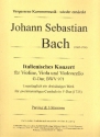 Italienisches Konzert G-Dur BWV971 fr Violine, Viola und Violoncello Partitur und Stimmen