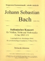 Italienisches Konzert G-Dur BWV971 fr Violine, Viola und Violoncello Partitur und Stimmen
