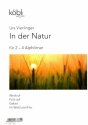 In der Natur fr 2-4 Alphrner Partitur und Stimmen