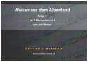 Weisen aus dem Alpenland Band 3 fr 3 Klarinetten Partitur und Stimmen